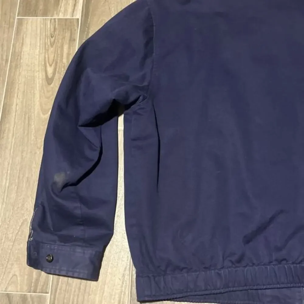 Polo By Ralph Lauren Mens Size 2XL Navy Bomber Jacket Corduroy Collar Cotton‎ - Picture 12 of 13